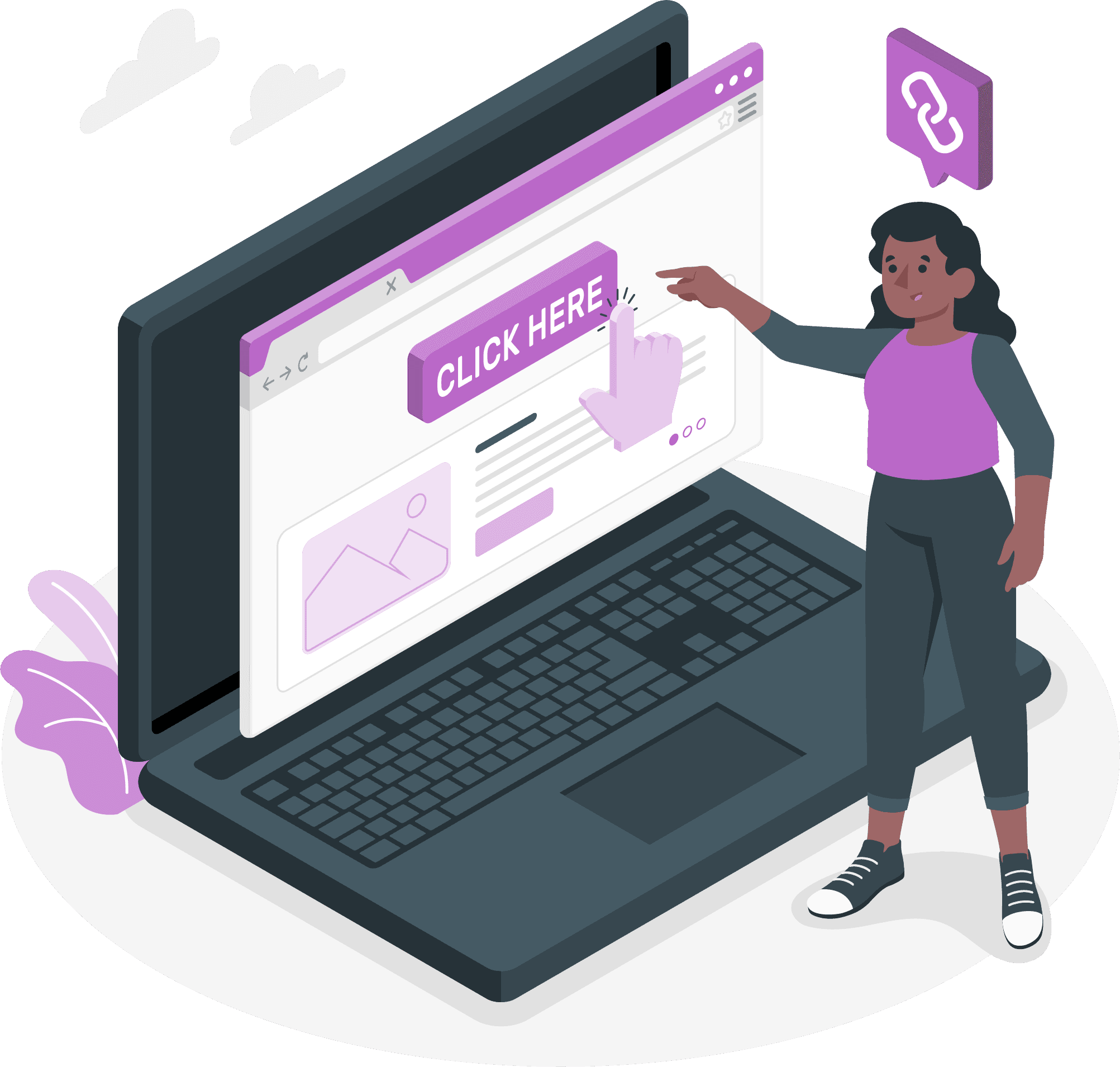 imagen de una persona haciendo fácilmente una web