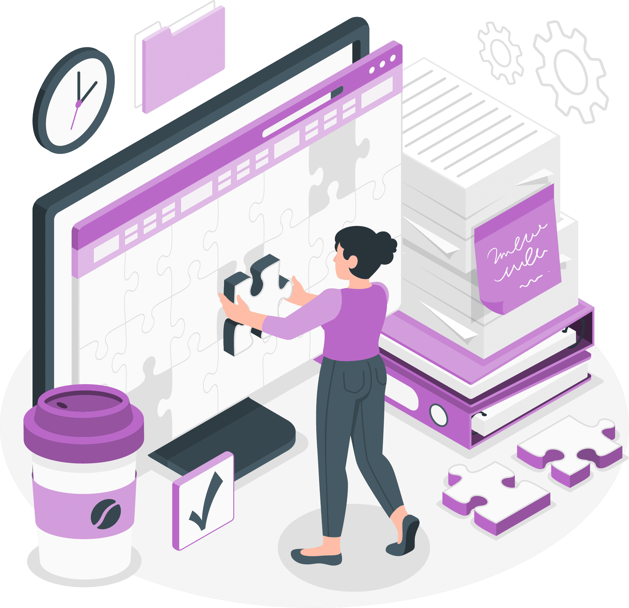 imagen de una persona creando su pgina web a medida